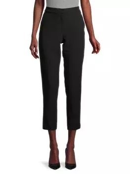 Тканые брюки до щиколотки на плоской подошве Tommy Hilfiger Black