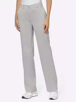 Тканые брюки Heine, серый