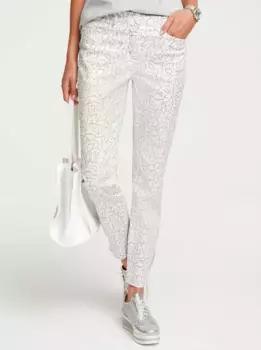 Тканые брюки Heine, серый