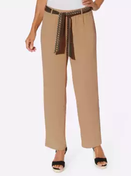 Тканые брюки Inspirations Inspirationen, цвет Camel