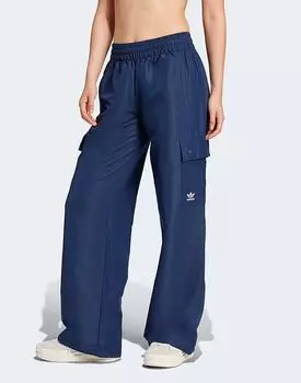 Тканые брюки-карго Adidas Originals Essentials цвета «ночной индиго»