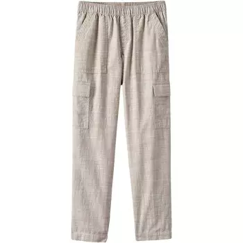 Тканые брюки-карго без застежки для девочек 2–20 лет Lands' End, цвет Khaki