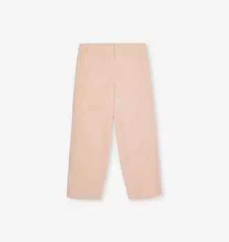 Тканые брюки Orla с вышитым логотипом 4-14 лет Burberry, цвет plush