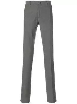 Тканые брюки строгого покроя Incotex, серый