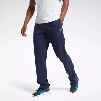 Тканые брюки Training Essentials Reebok без подкладки, темно-синий