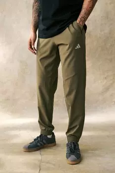 Тканые джоггеры Adidas, зеленый