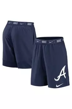 Тканые шорты Atlanta Braves Bold Express Nike, синий