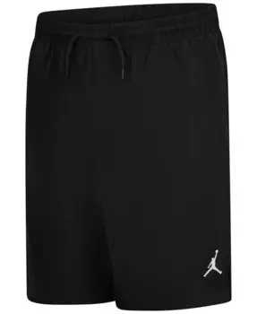 Тканые шорты Jumpman для больших мальчиков Jordan, черный