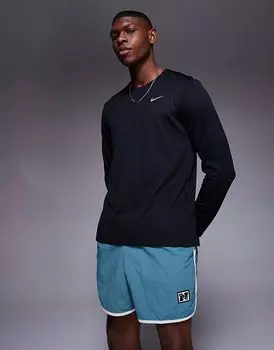 Тканые шорты Nike Training Heritage Dri-FIT длиной 5 дюймов синего цвета