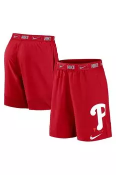 Тканые шорты Philadelphia Phillies Bold Express Nike, красный