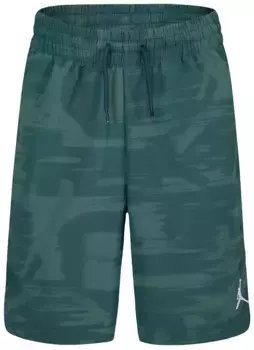 Тканые шорты с принтом Jordan для мальчиков Flight MVP, цвет Oxidized Green