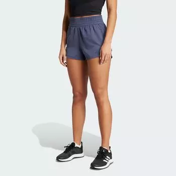 Тканые шорты с высокой посадкой с 3 полосками Pacer Training Adidas, цвет Shadow Navy/Shadow Navy