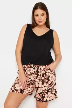 Тканые шорты Yours, черный