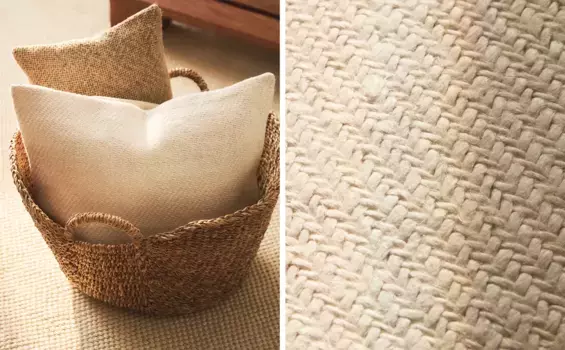 Тканый чехол на подушку Zara Home, белый