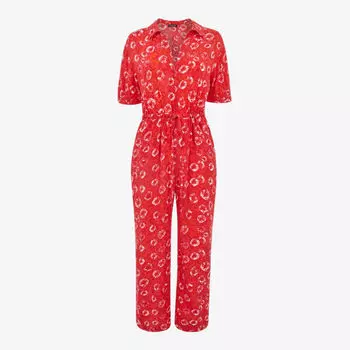 Тканый комбинезон Jenny с цветочным принтом Whistles, мультиколор