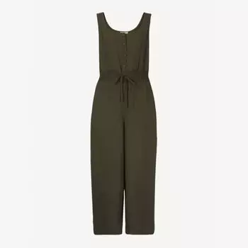 Тканый комбинезон Quinn без рукавов с V-образным вырезом Whistles, зеленый