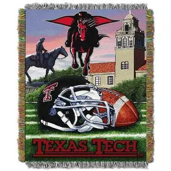 Тканый плед Northwest Texas Tech Red Raiders 48 x 60 дюймов