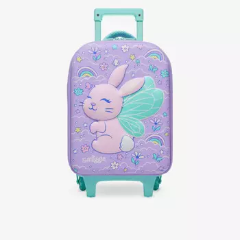 Тканый рюкзак на колесах Blast off Junior Hardtop Smiggle, сиреневый