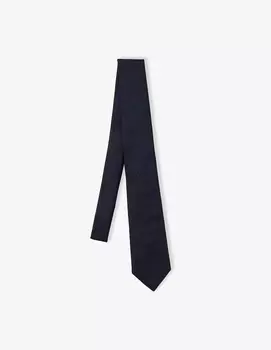 Тканый жаккардовый галстук Emporio Armani, синий