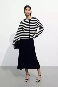Тканый жилет H&M, черный