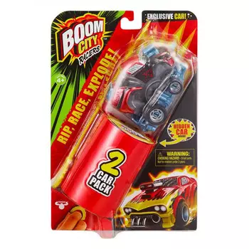 Tm Toys, Boom City Racers Boom Yah! X Auto, двухкомпонентный комплект S1