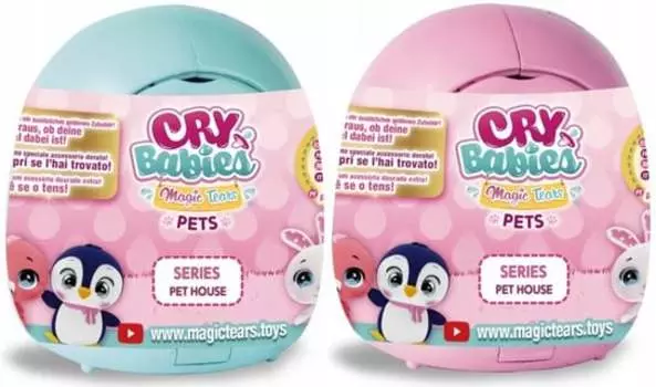 ТМ TOYS, Набор коллекционных фигурок, Cry Babies, Домик для домашних животных