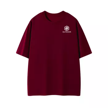 TnTn Футболка унисекс бордовые