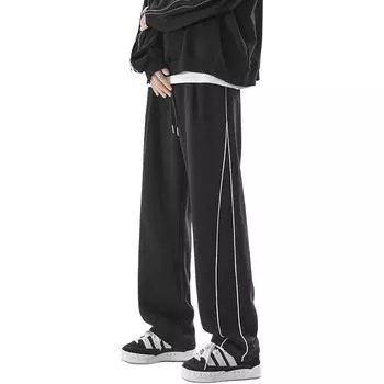 TnTn Повседневные брюки унисекс черные