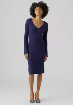 Точечное платье Vero Moda, цвет astral aura