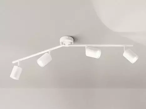 Точечный светильник Fischer & Honsel Vano, 4 точечных светильника, песочно-белый, 79 x 8 см. Fischer & Honsel Leuchten