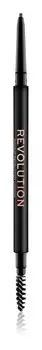 Точный карандаш для бровей с кисточкой Makeup Revolution Precise Brow Pencil, оттенок Brown 0.05 г