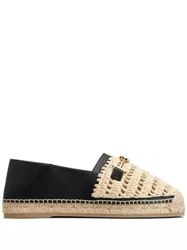 Tod's эспадрильи из рафии, черный