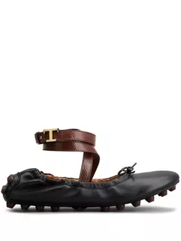 Tod's балетки Gommino, черный