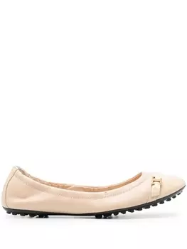 Tod's балетки Gommino, нейтральный цвет