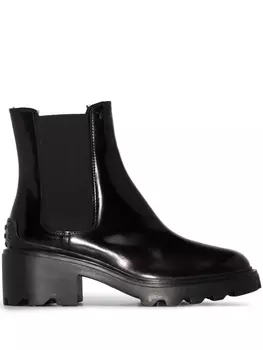 Tod's ботинки челси Carriage 60, черный