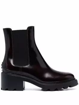 Tod's ботинки челси, красный