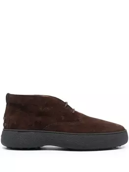 Tod's ботинки на шнуровке, коричневый
