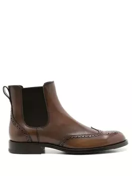 Tod's ботинки с перфорацией, коричневый