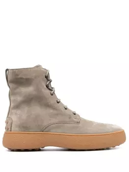 Tod's ботинки W.G. на шнуровке, серый