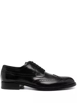 Tod's броги на шнуровке, черный