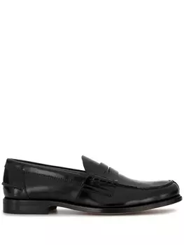 Tod's классические лоферы, черный