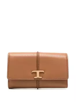 Tod's кошелек T Timeless, коричневый
