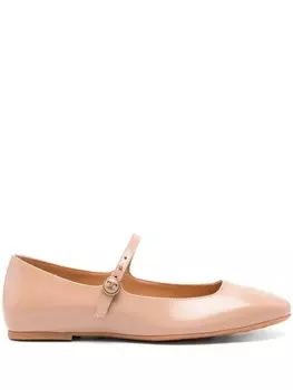 Tod's кожаные балетки, нейтральный цвет
