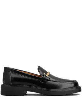 Tod's кожаные лоферы, черный