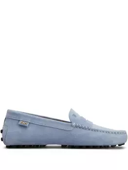 Tod's кожаные лоферы, синий