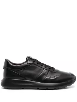 Tod's кроссовки со вставками и логотипом, черный