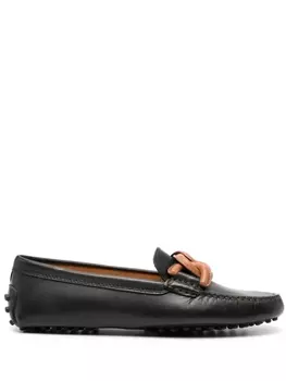 Tod's лоферы City Gommino, черный