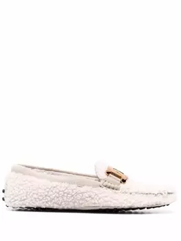 Tod's лоферы Gommino, белый