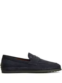 Tod's лоферы Gommino, серый