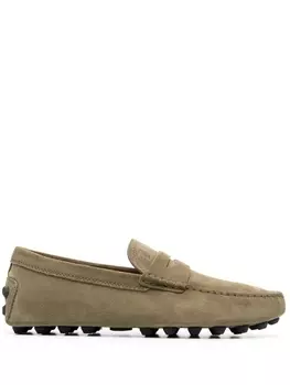 Tod's лоферы Gommino, зеленый